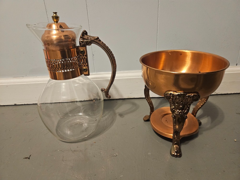 Vintage Coffee/Tea Server with Candle Warmer