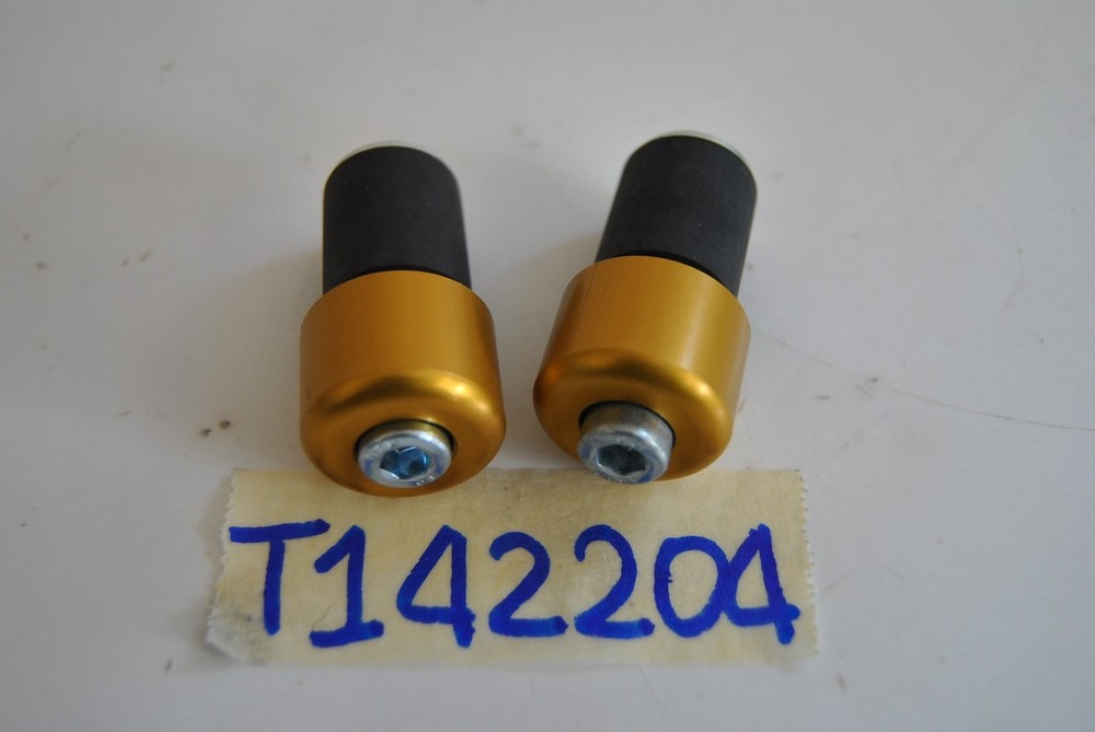 Handlebar stabilizers handlebar weights gold Ø 17mm handlebar weights
