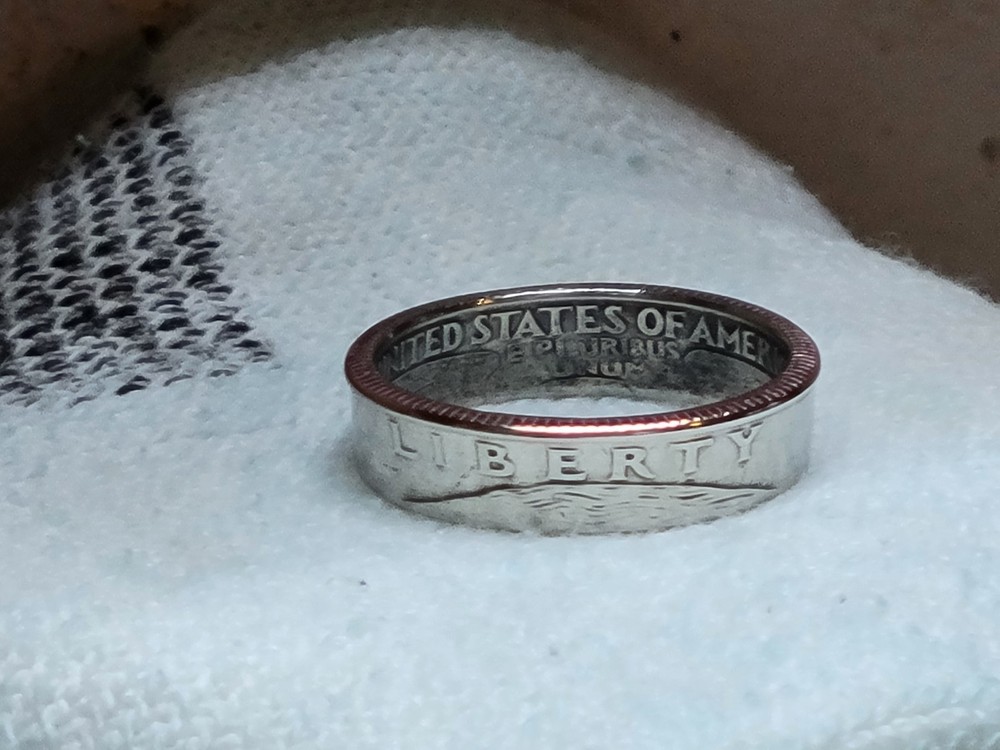 1997 - Size 11 Dated Quarter Coin Ring