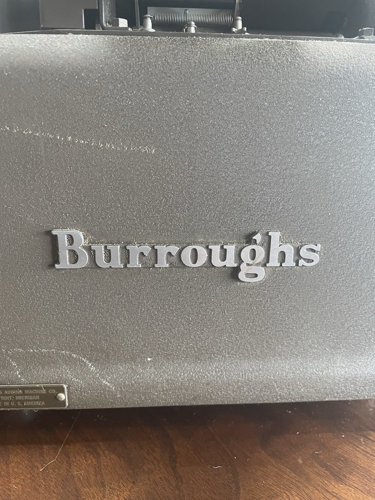 Antique Burroughs Portable Adding Machine