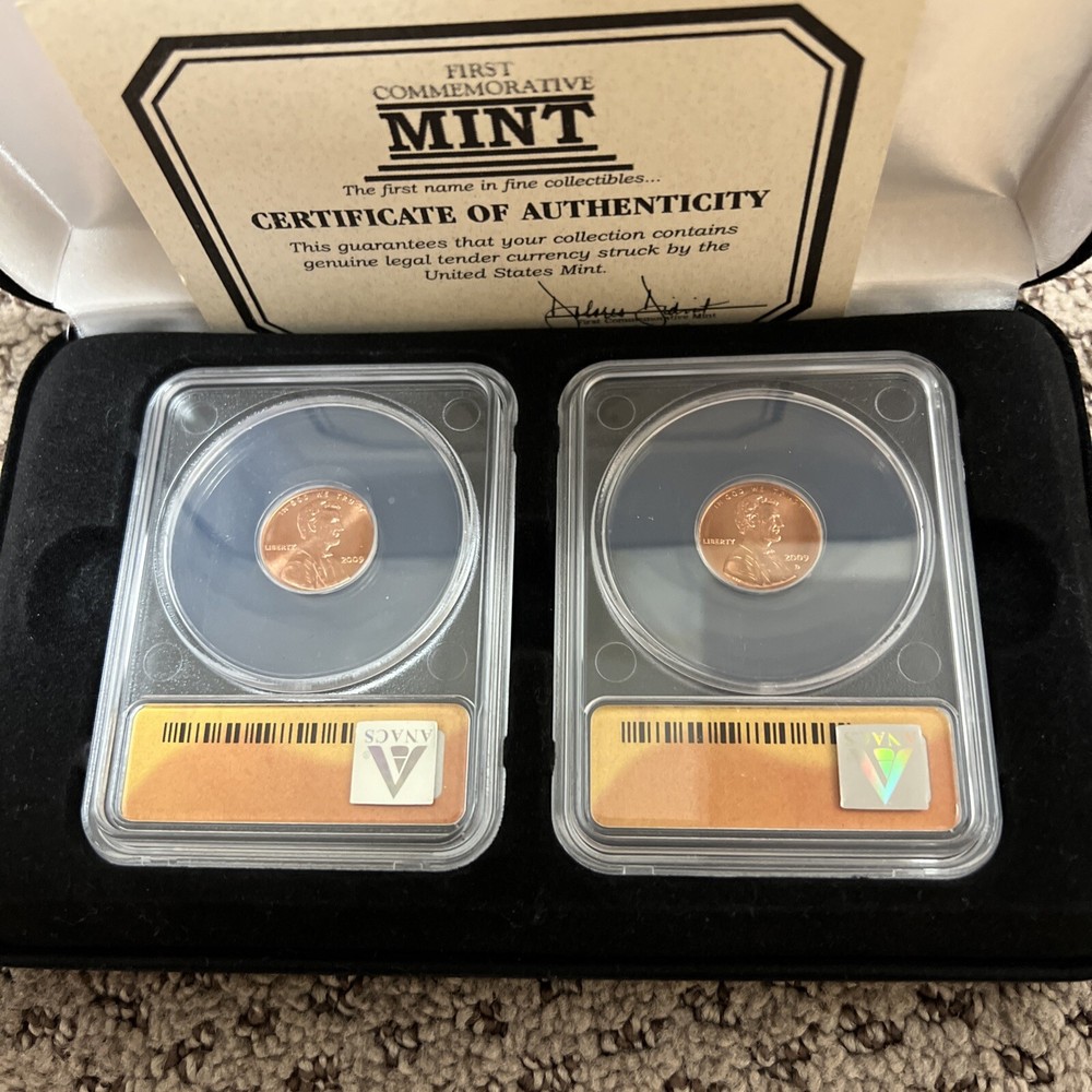 MS67 First Day Issue 2009 P & D Lincoln Capitol Dome Reverse Cent ANACS #4550