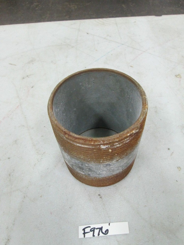 Galvanized Pipe Nipple 3" MNPT x 4" Long (New)