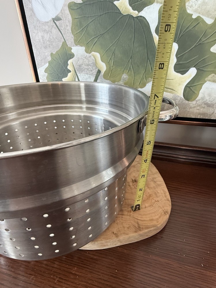 Scanpan Stainless Steel Multi Pot Perforated Insert ONLY Pasta Strainer