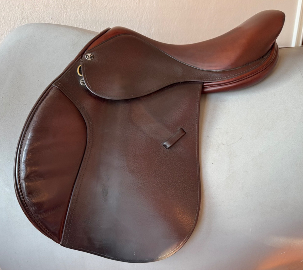 17" Tad Coffin A5 Performance Saddle - Grain / Calf