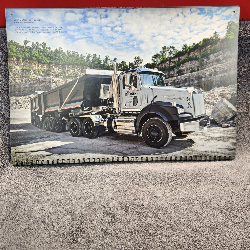Fleetpride 2021 Calendar. Tractor Trailers. Excellent Condition.