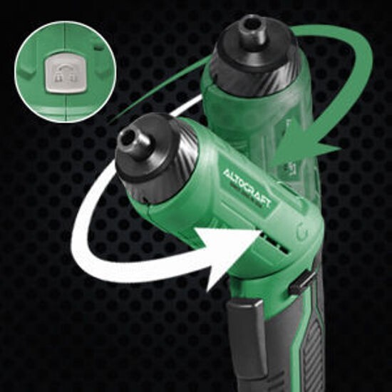 ALTOCRAFT USA 4V Foldable Cordless Screwdriver with 10pcs bits in Storage Case