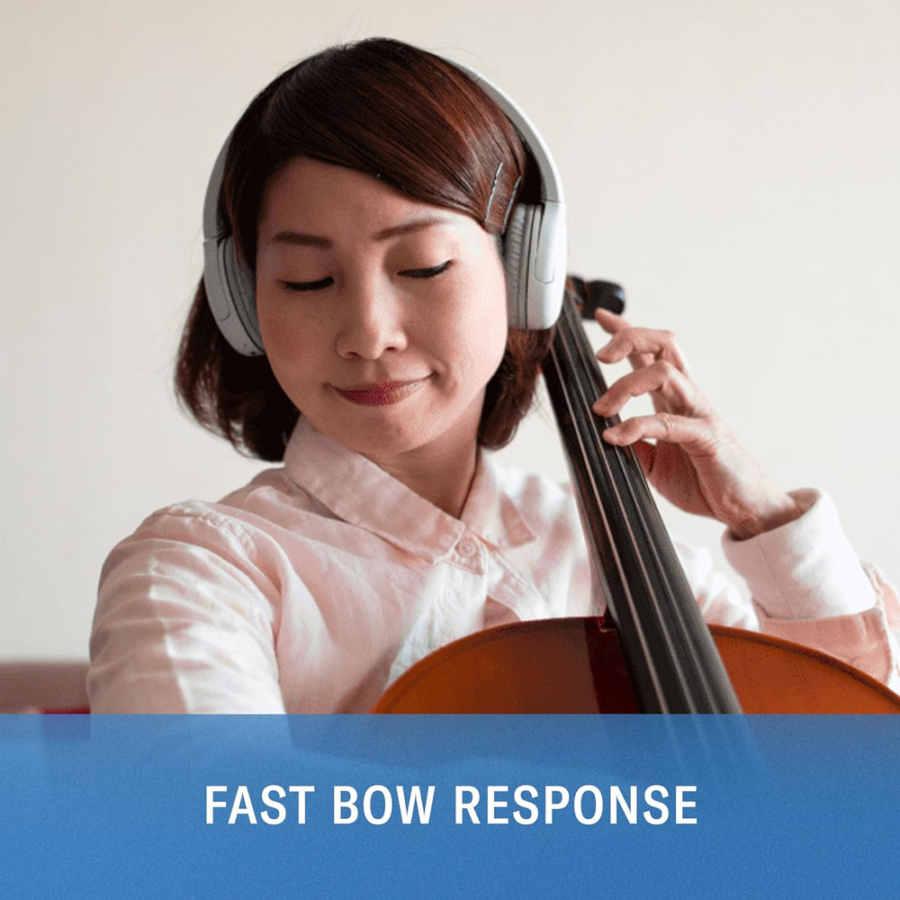 Helicore 4/4 Size Violin Strings Set with Plain Steel E String - H310 4/4M - Ful