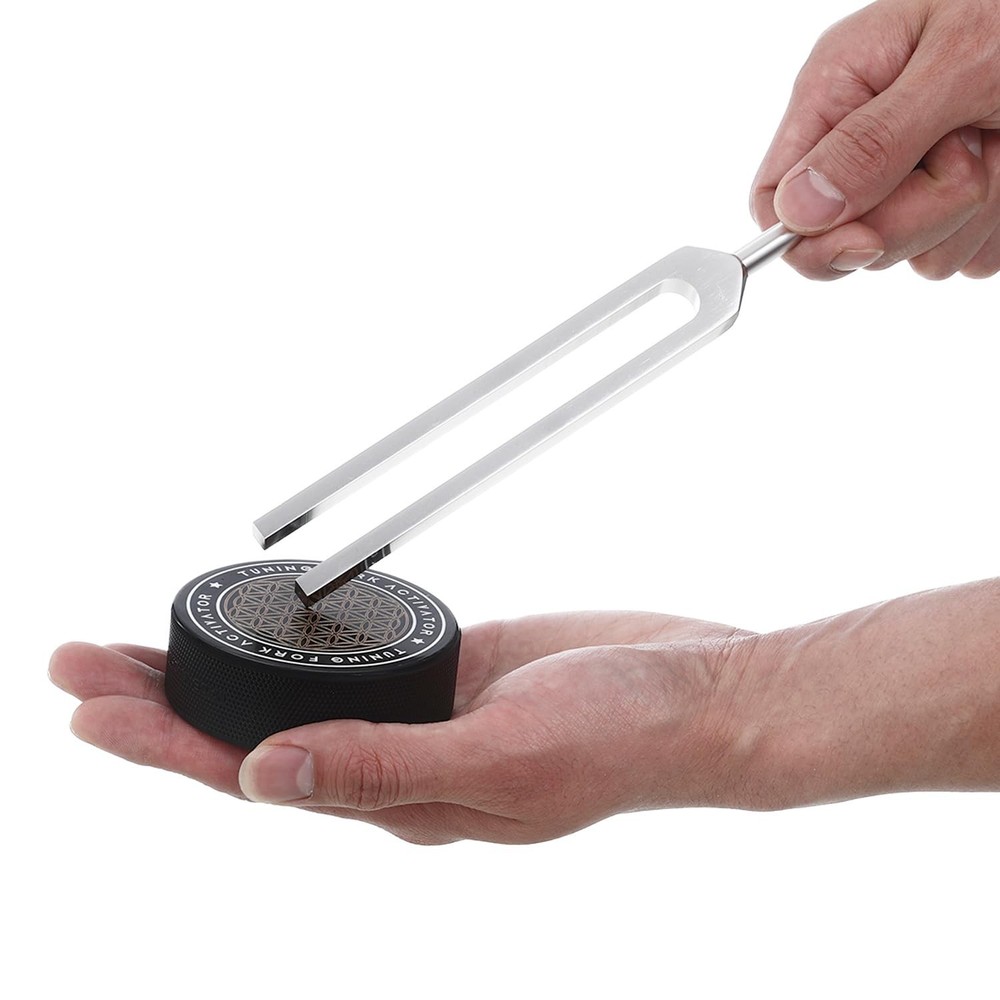 Tuning Fork Activator for Healing Tuning Fork Black Rubber Activator Creates ...