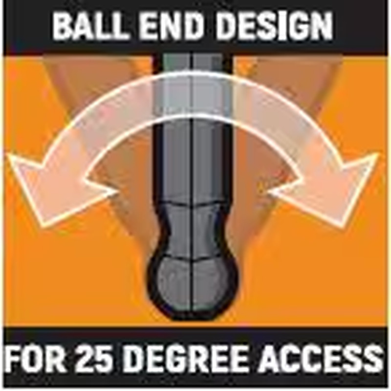 SAE Ball End T-Handle Hex Key Set (7-Piece)