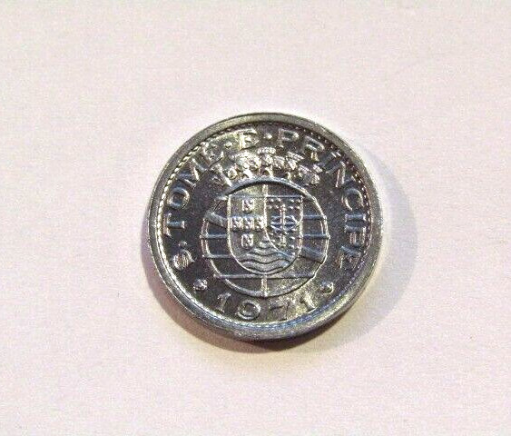 St.Thomas-Prince Islands 1971 10 Centavos unc Coin