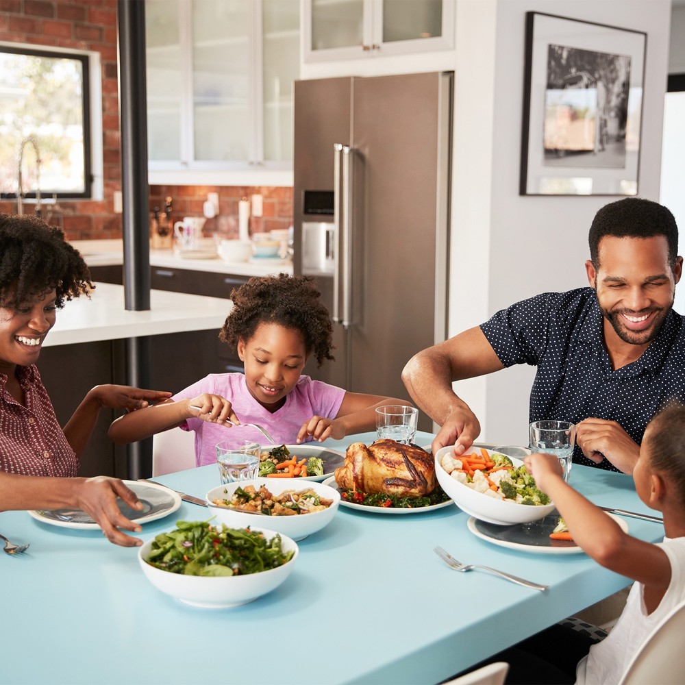Dark Blue Table Runner w White Plastic Tablecloth 54x108" Blue Dots 1Set