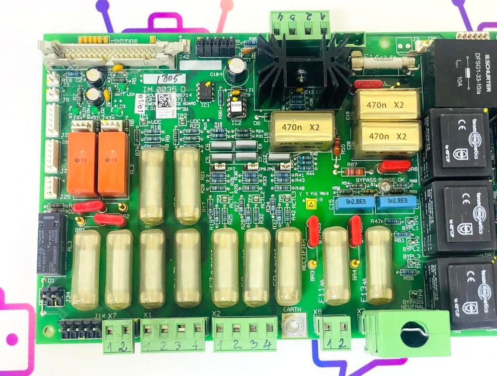 GENERAL ELECTRIC IM0035 D Power Interface Board