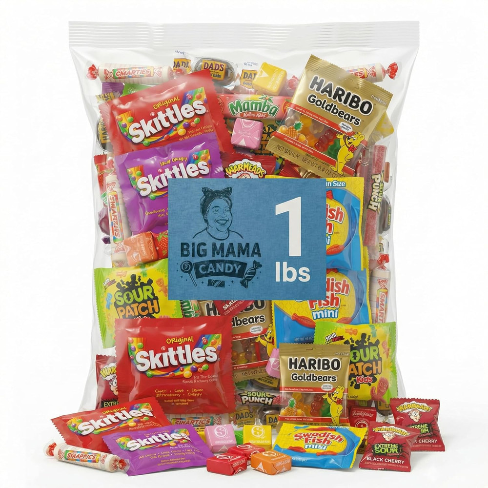 Mix Candy Variety Pack 1 Lbs - Bulk Candy Individually Wrapped - Assorted Candie