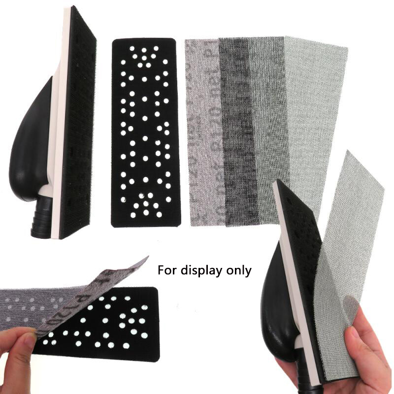 70*198mm Grid Sandpaper Hook & Loop Rectangles Mesh Drywall Sanding 80-320 Grit