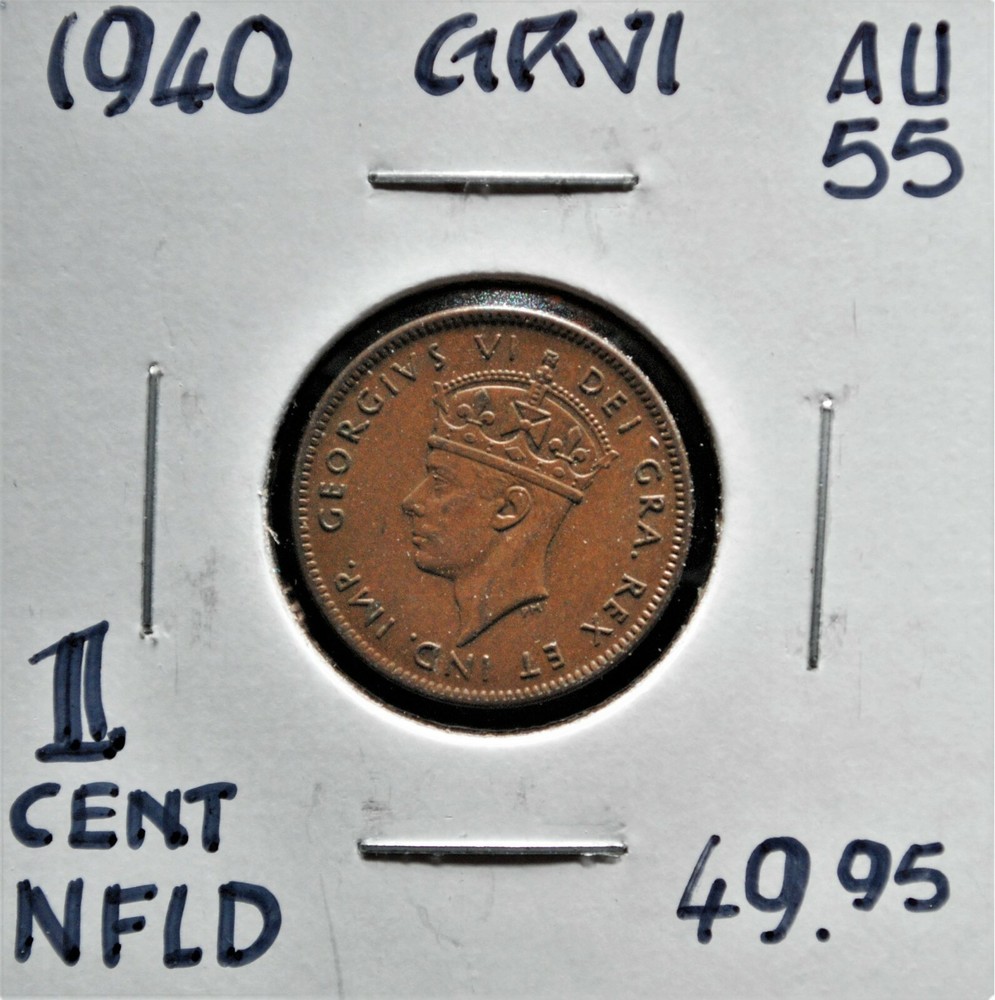 1940 Newfoundland One Cent