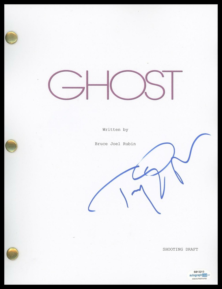Tony Goldwyn "Ghost" AUTOGRAPH Signed 'Carl Bruner' Full Script Screenplay ACOA