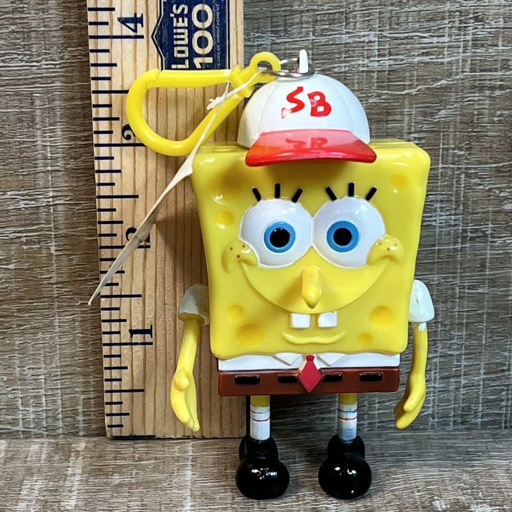 2004 SpongeBob SquarePants Candy Buddy Backpack Clip Keychain FIGURE ONLY