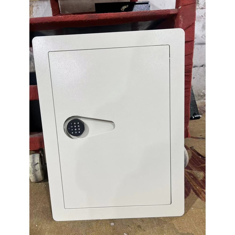 Off Digital Flat Hidden Wall Safe Electronic Keypad Heavy Duty Steel Security