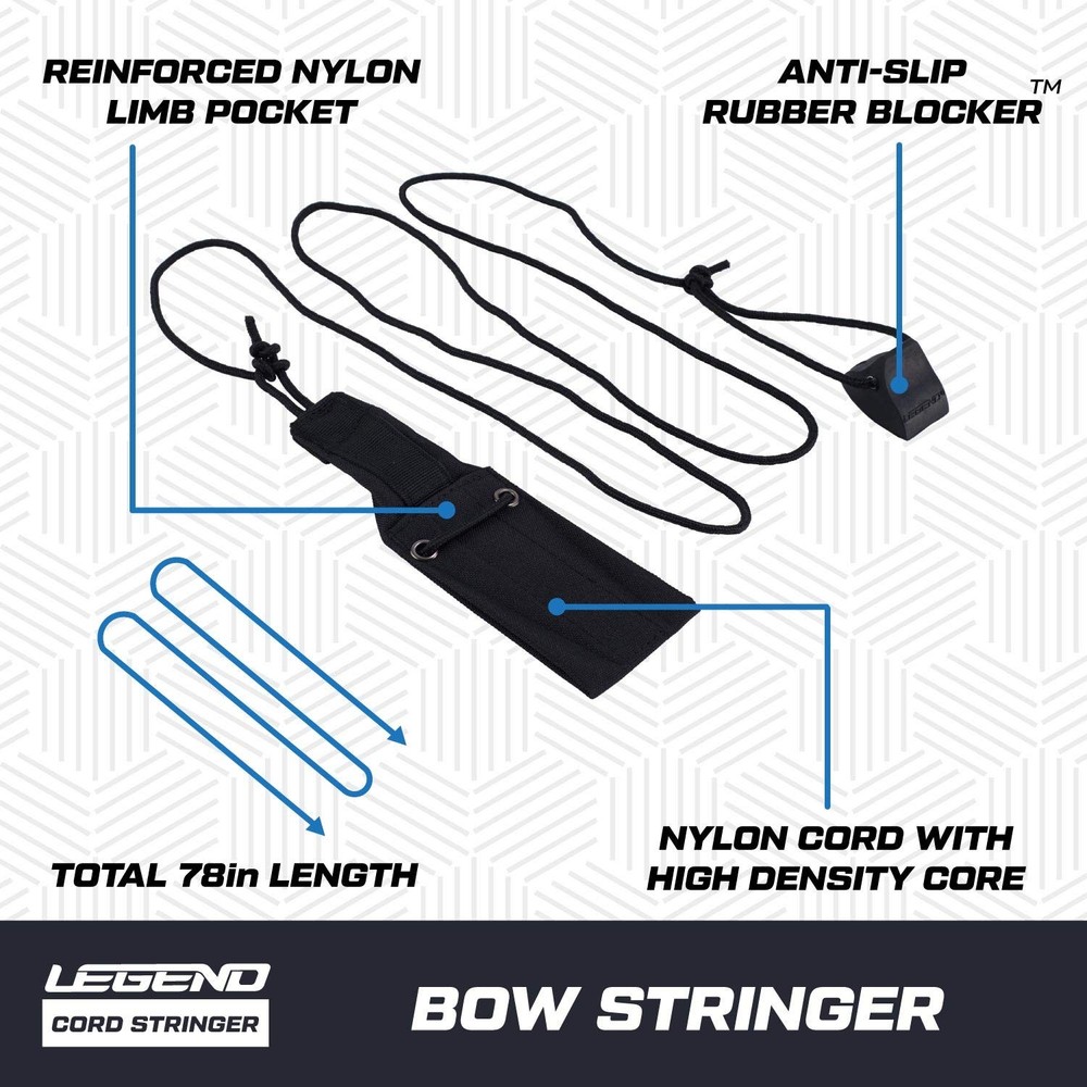 LEGEND Archery Cord Bow Stringer Traditional Limbsaver Stringing Tool for Re...