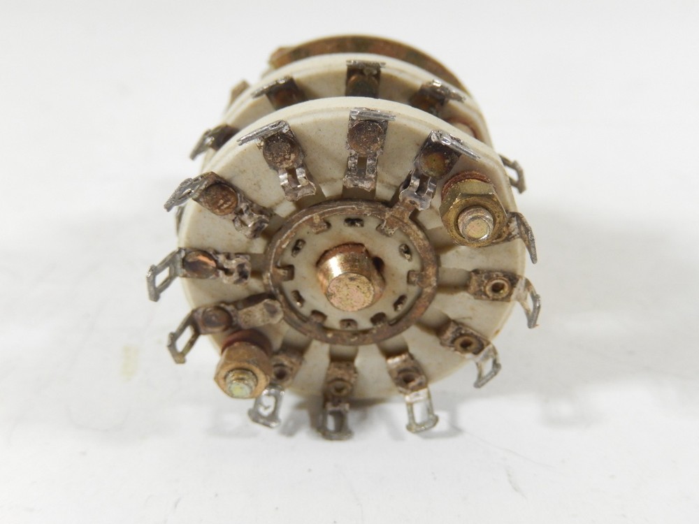 ASSORTED CERAMIC WAFER ROTARY SWITCH LOT OF 9