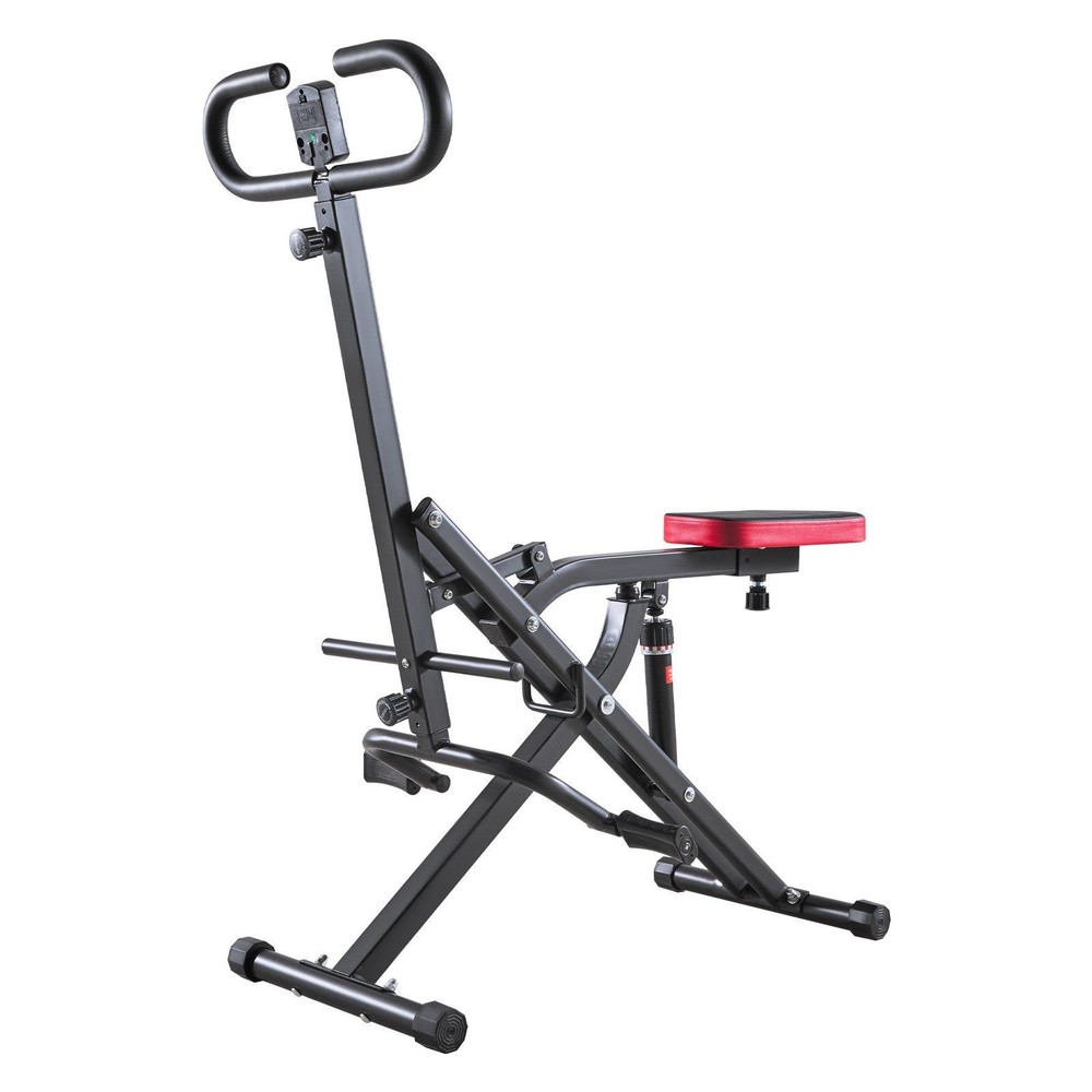 VEVOR Squat Machine, Deep Squat Rowing Machine for Home, Easy Setup & Foldable E
