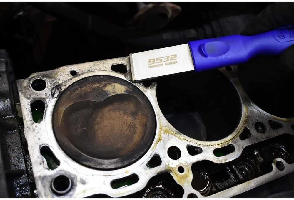 Astro Tools 9532 Tungsten Carbide Gasket Scraper, White, Rectangular