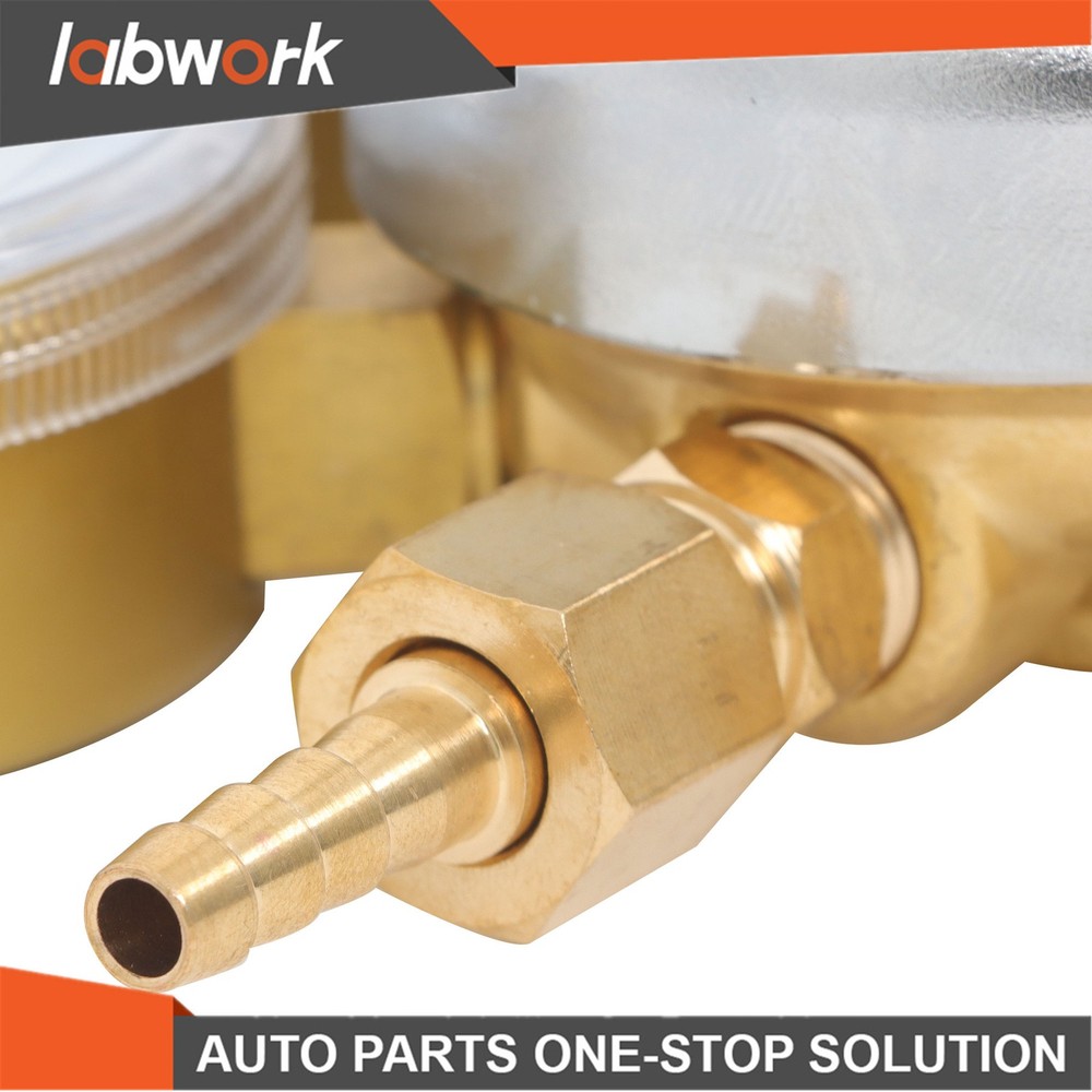 Labwork CGA 540 Oxygen Gas Welding Regulator Pressure Gauge Type Solid Brass