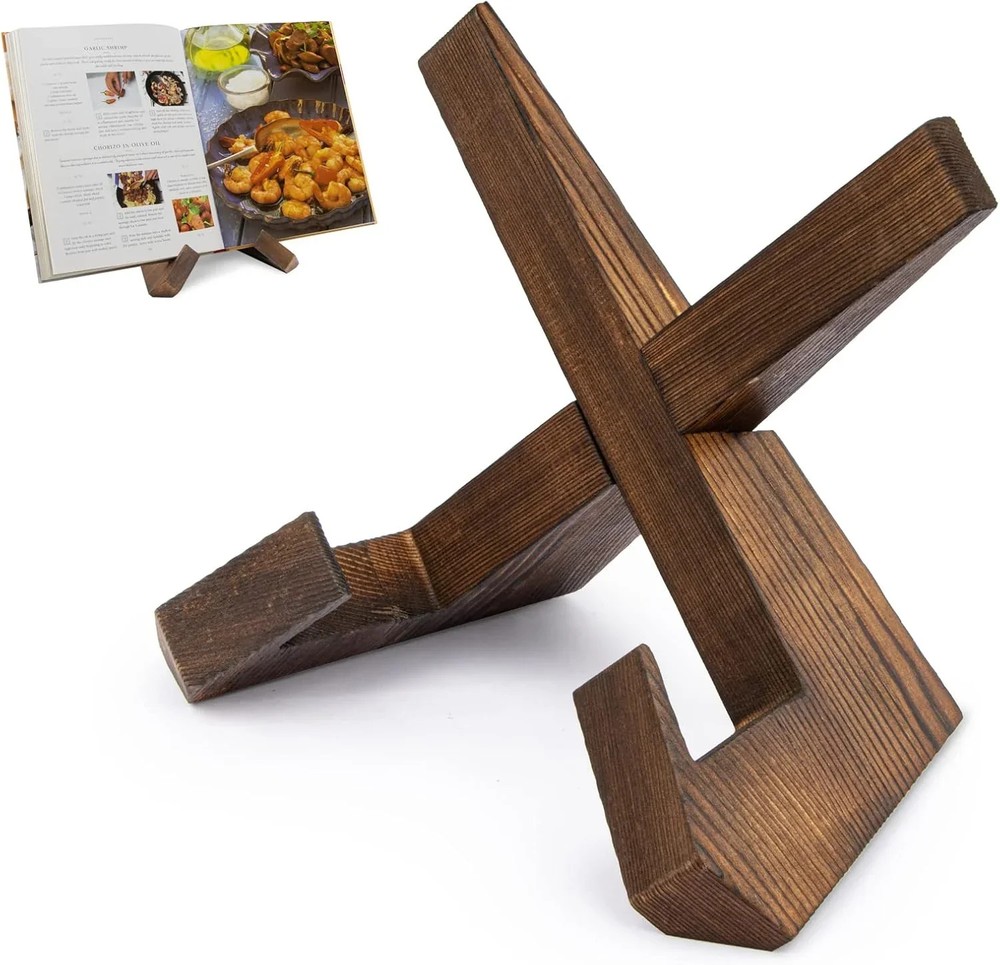 Wooden Cookbook Holder