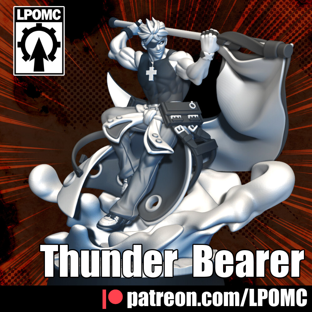 DnD Miniature 32mm Thunder Bearer by LPOMC