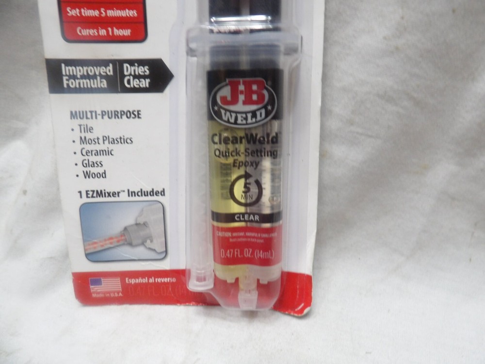 J-B Weld ClearWeld Quick-Setting Epoxy 50114H