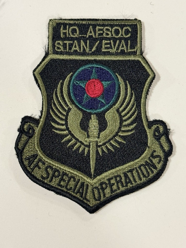 USAF Headquarters Special Operations Command Standardization & Evaluation Patch