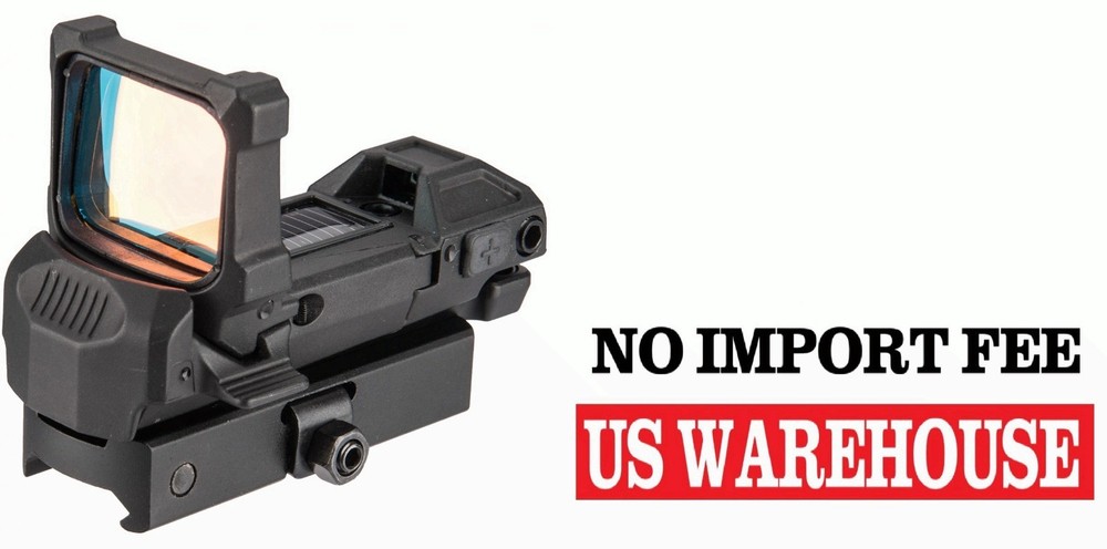 NcStar SPD Solar KPM Universal Flipdot Sight - BLACK