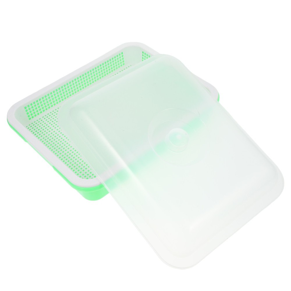 Vegetable Sprouting Container Garden Tray Microgreens Growing Trays