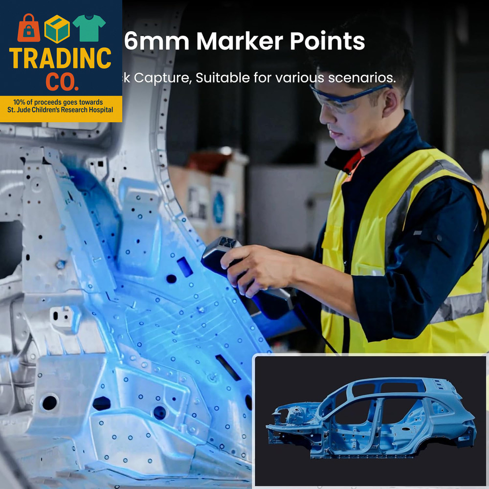 6.0 Mm 3D Scanning Marker Dots for 3D Scanners, 3D Tracking Dot, Reference Point