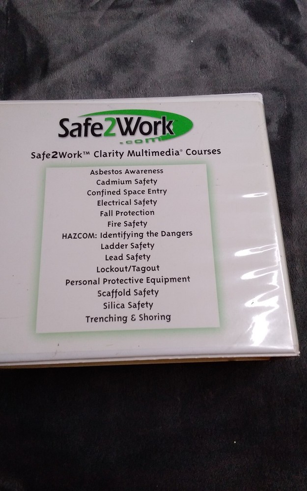 2002 Safe 2 Work Clarity Multimedia Courses - Costal Training Technologies