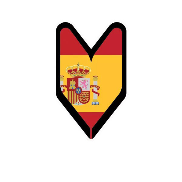 Spanish Driver Badge Sticker Decal