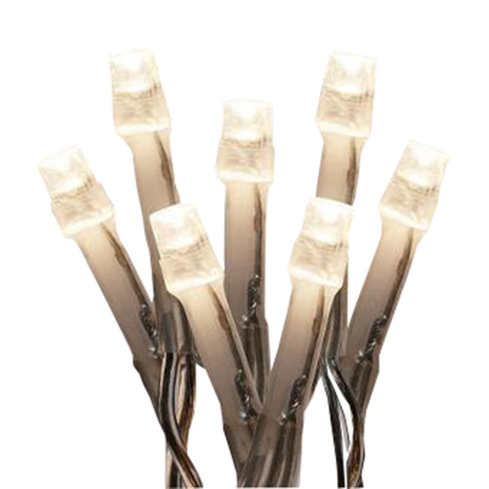 Product Works 8 Function, String Light Curtain, 600 Warm White Micro Bulbs, 20'