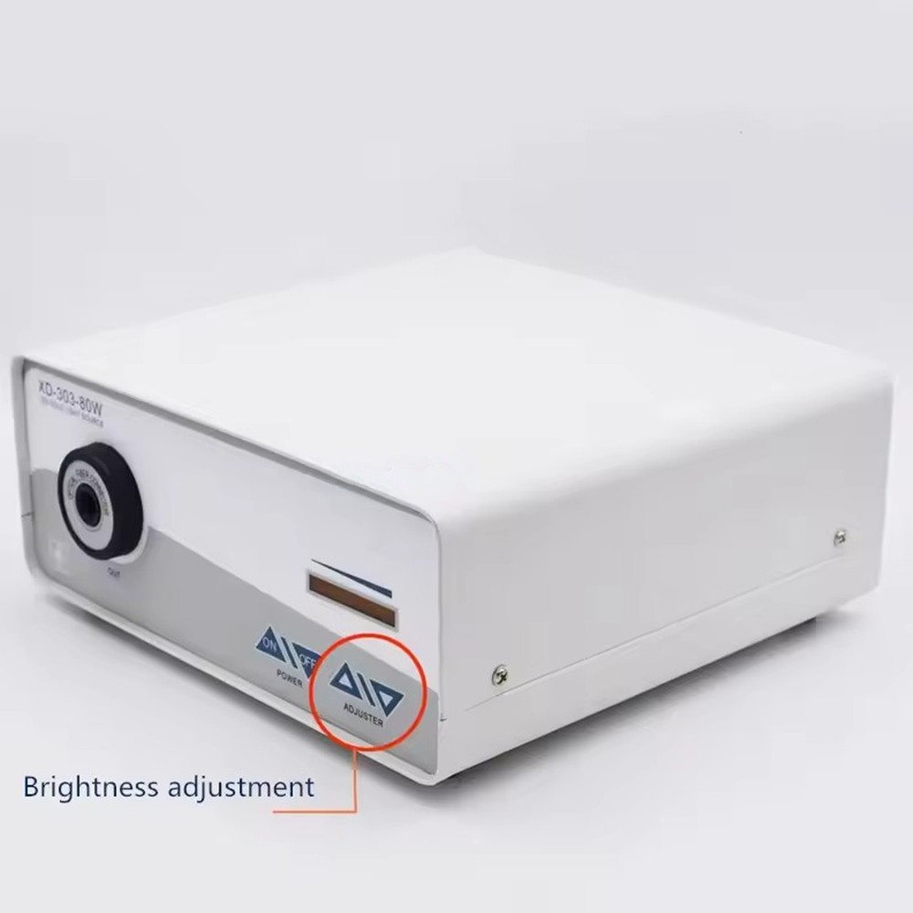 80W LED Medical Cold Light Source for Endoscopy & Surgical Inspection