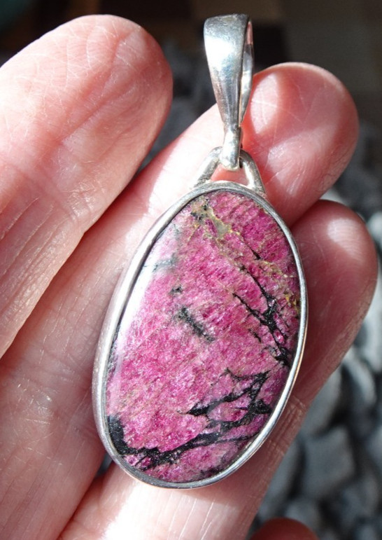 Eudialyte Pendant - Sterling Silver j2763
