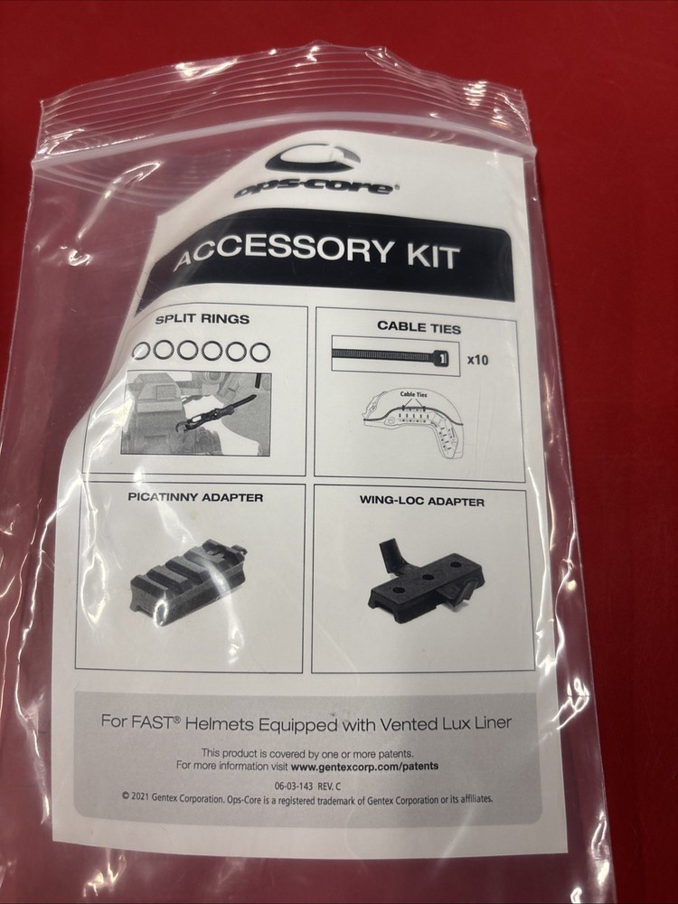 OPSCORE FAST Accessory Kit Black