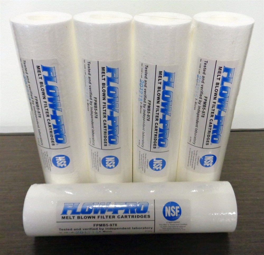 5pk Flow-Pro FPMB5-978 5-Micron Filter Cartridges