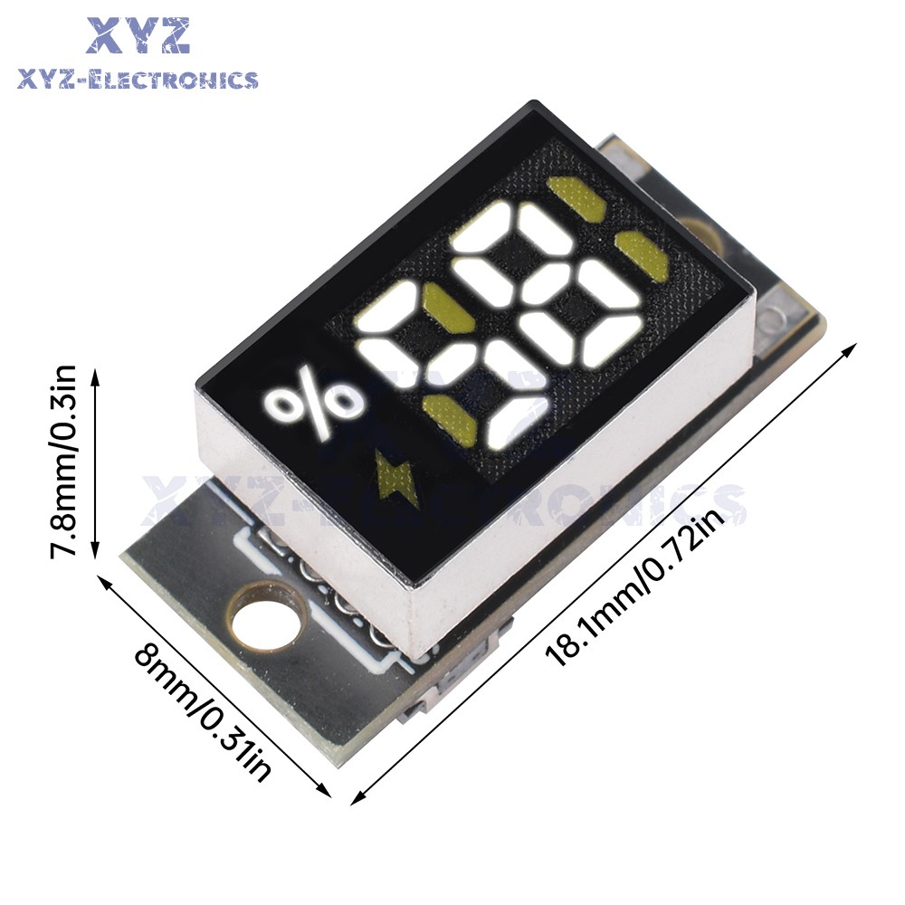 5PCS Battery Level Indicator Module Capacity Indicator for A/AA/AAA 1.5V 3V