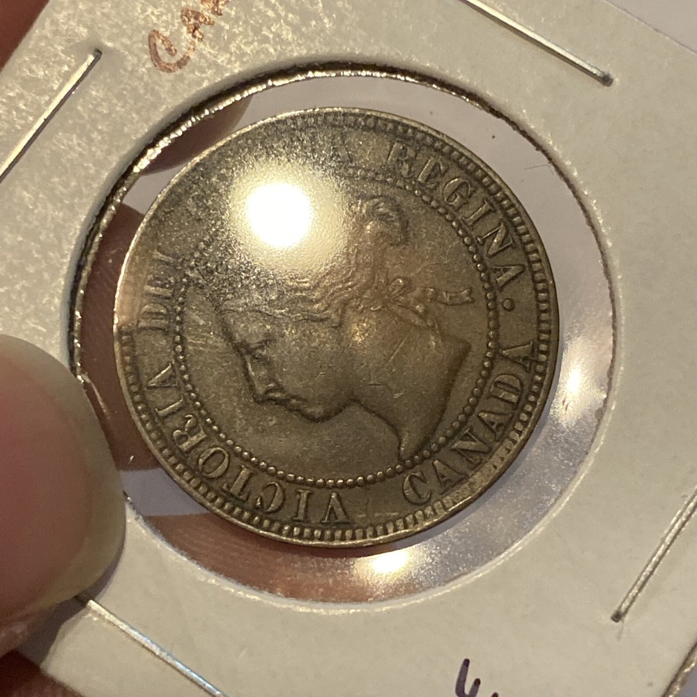 1893 canada large cent queen victoria
