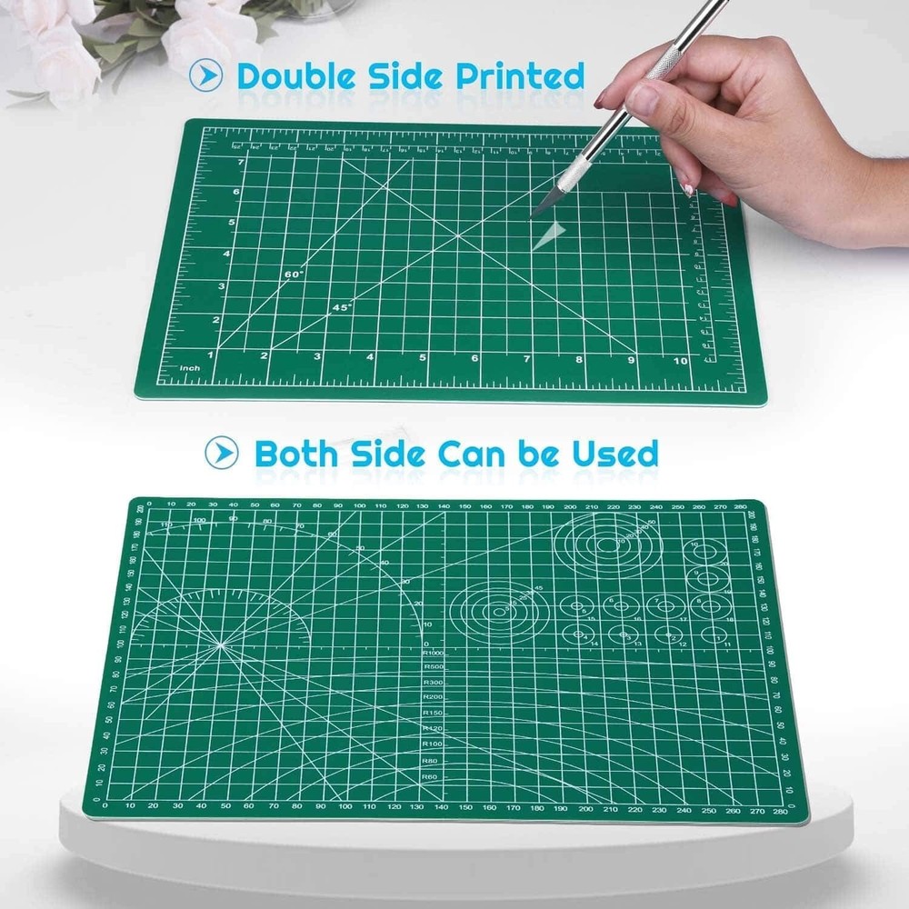 Versatile Rotary Cutting Mat 5-Layer Self Healing Design for All Crafting Needs