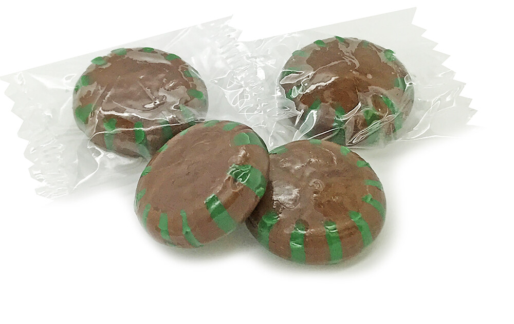 SweetGourmet Chocolate Starlight Mint | Bulk Wrapped Hard Candy |
