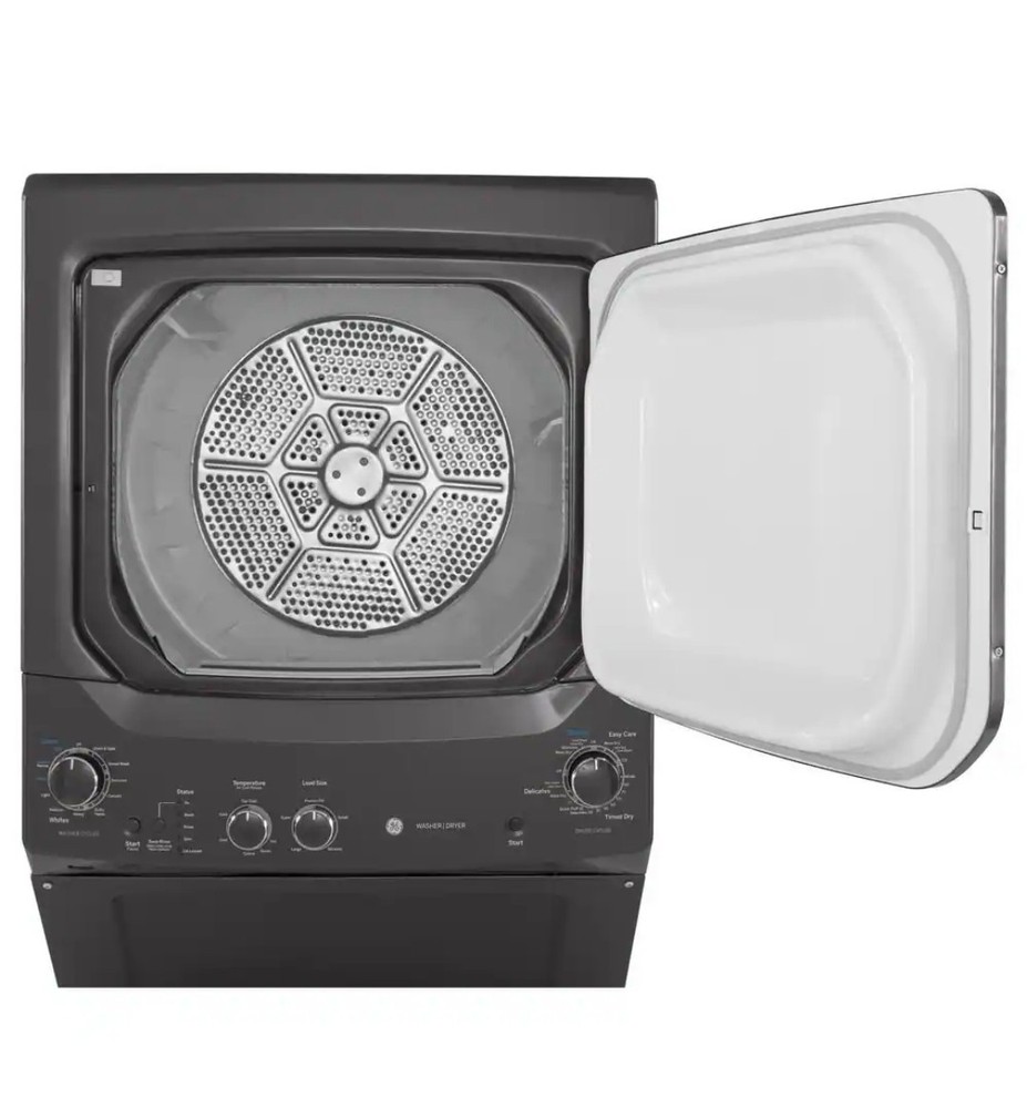 washer and drier GE ,brand new stackable. Diamond Grey