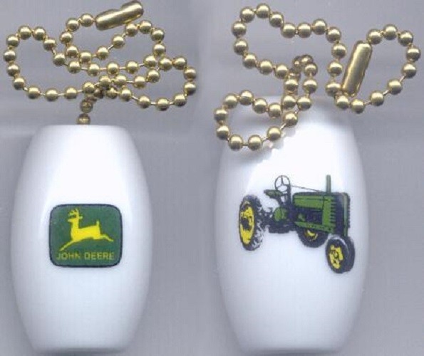 A Charming Set of 2 JohnDeere Ceiling Light/ Fan Pulls