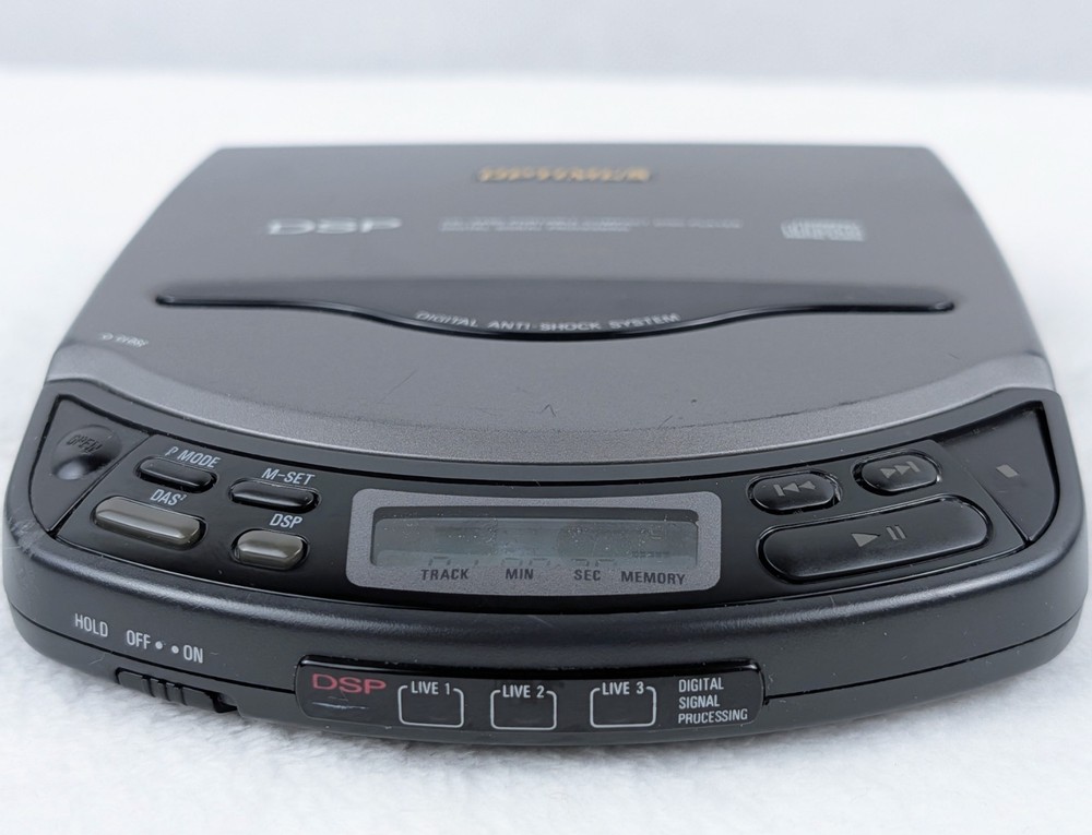 Optimus CD-3490 Portable Compact Disc Player Digital Signal Processing