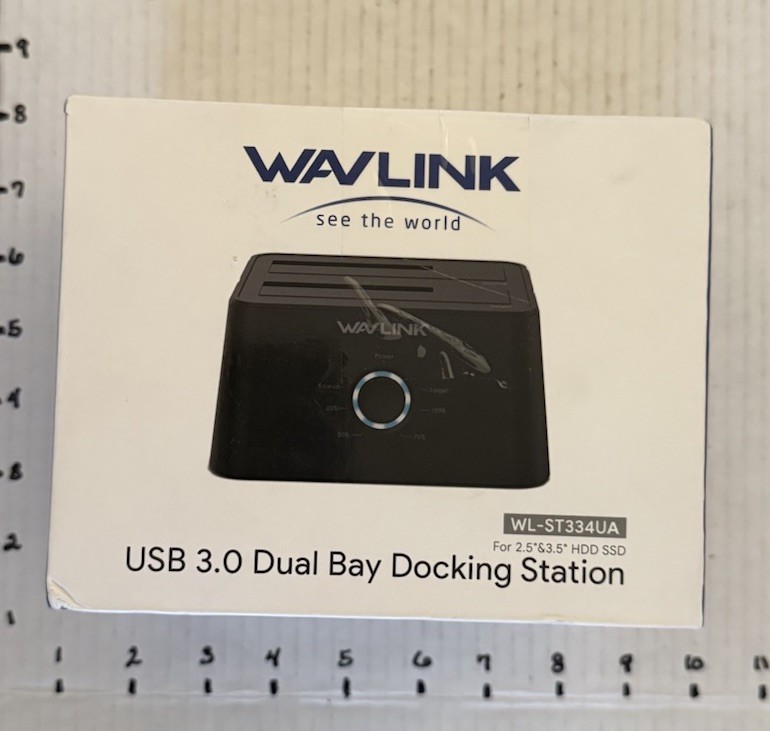 USB 3.0 Dual Bay Docking Station