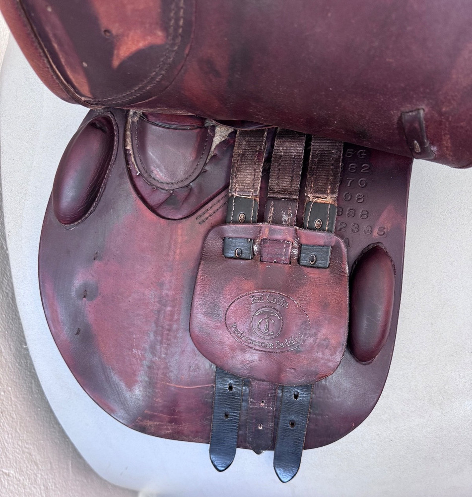17.5" Tad Coffin A5G Performance Saddle - Grain / Calf - Gorgeous!
